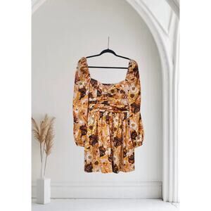 BOG Colllective Off Shoulder Long Sleeve Summer Dress Medium